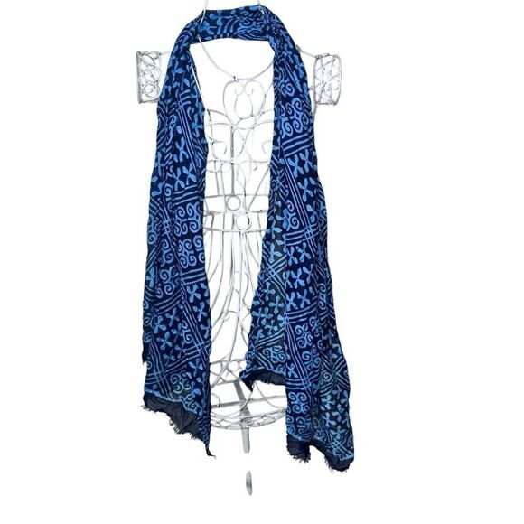 NEW WITH TAGS Women's VERA BRADLEY Scarf BLUE-  Head‎ scarf, fancy formal scarf, - Picture 1 of 8